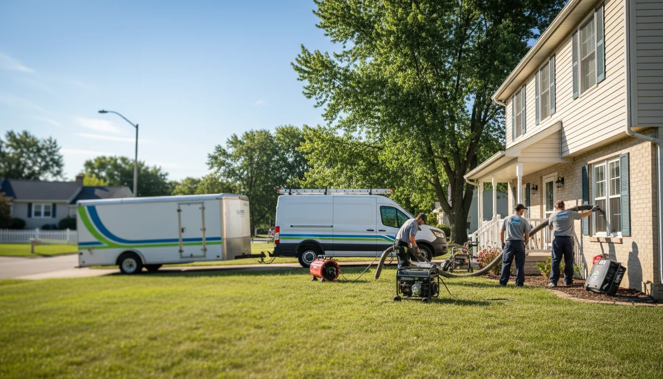 Flooded Basement Restoration And Cleanup With Repair in Barker, NY near me
